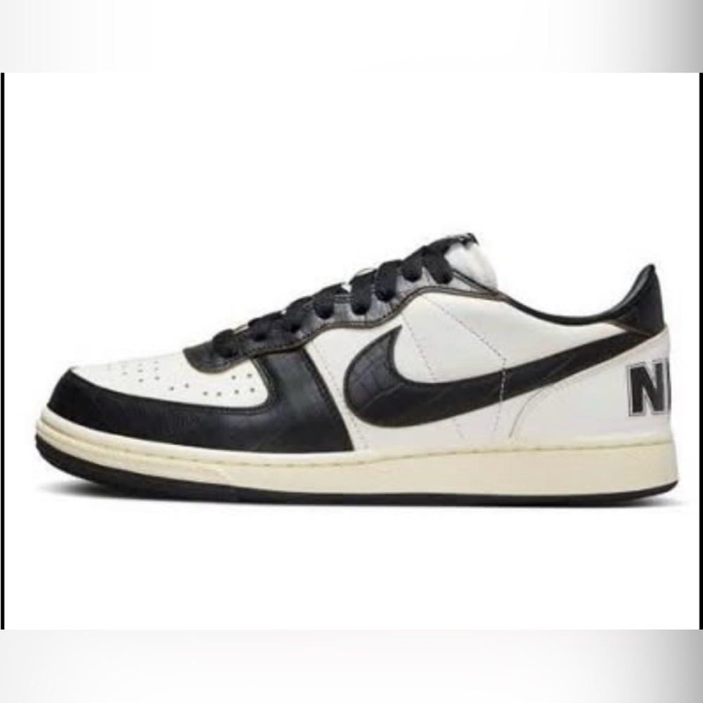 NIKE TERMINATOR LOW PRM Lowtop Black|white Men’s size 7 Womens size 8.5 - Picture 2 of 8